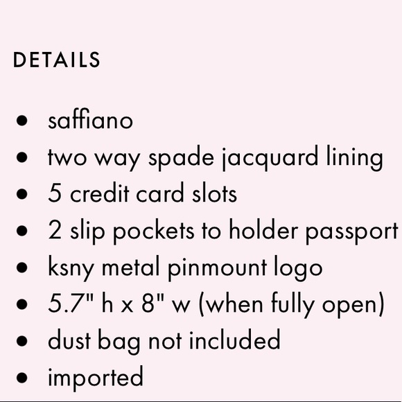 SOLD ❌ Kate Spade Lady Bug Imogene Passport Holder - Picture 5 of 5